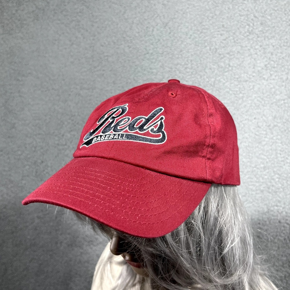 Cincinnati Reds Hat MLB Baseball Mens Adjustable Red FSN Fox Sports Network Cap
